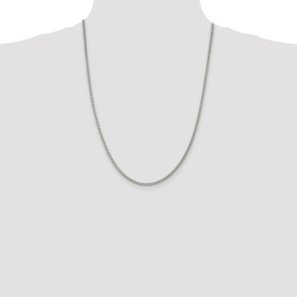 Sterling Silver 3mm Curb Chain
