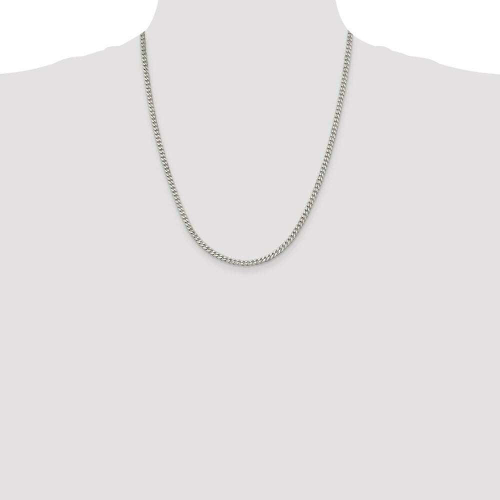 Sterling Silver 3.5mm Curb Chain