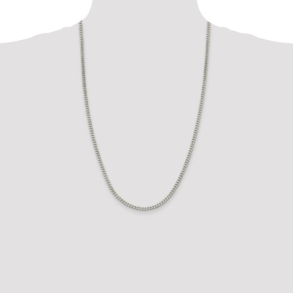 Sterling Silver 3.5mm Curb Chain