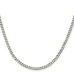 Load image into Gallery viewer, Sterling Silver Rhodium-plated 3.5mm Curb Chain

