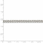 Load image into Gallery viewer, Sterling Silver Rhodium-plated 4.5mm Curb Chain
