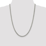Load image into Gallery viewer, Sterling Silver Rhodium-plated 4.5mm Curb Chain
