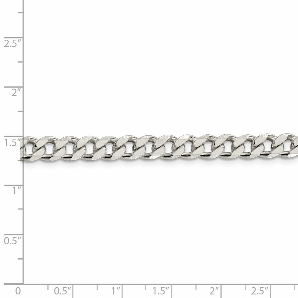 Sterling Silver 7mm Curb Chain