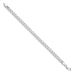 Load image into Gallery viewer, Sterling Silver Rhodium-plated 7mm Curb Chain
