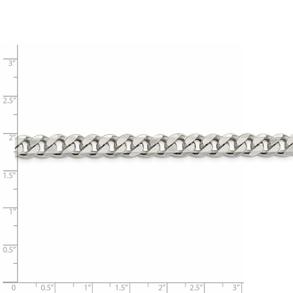 Sterling Silver 8mm Curb Chain