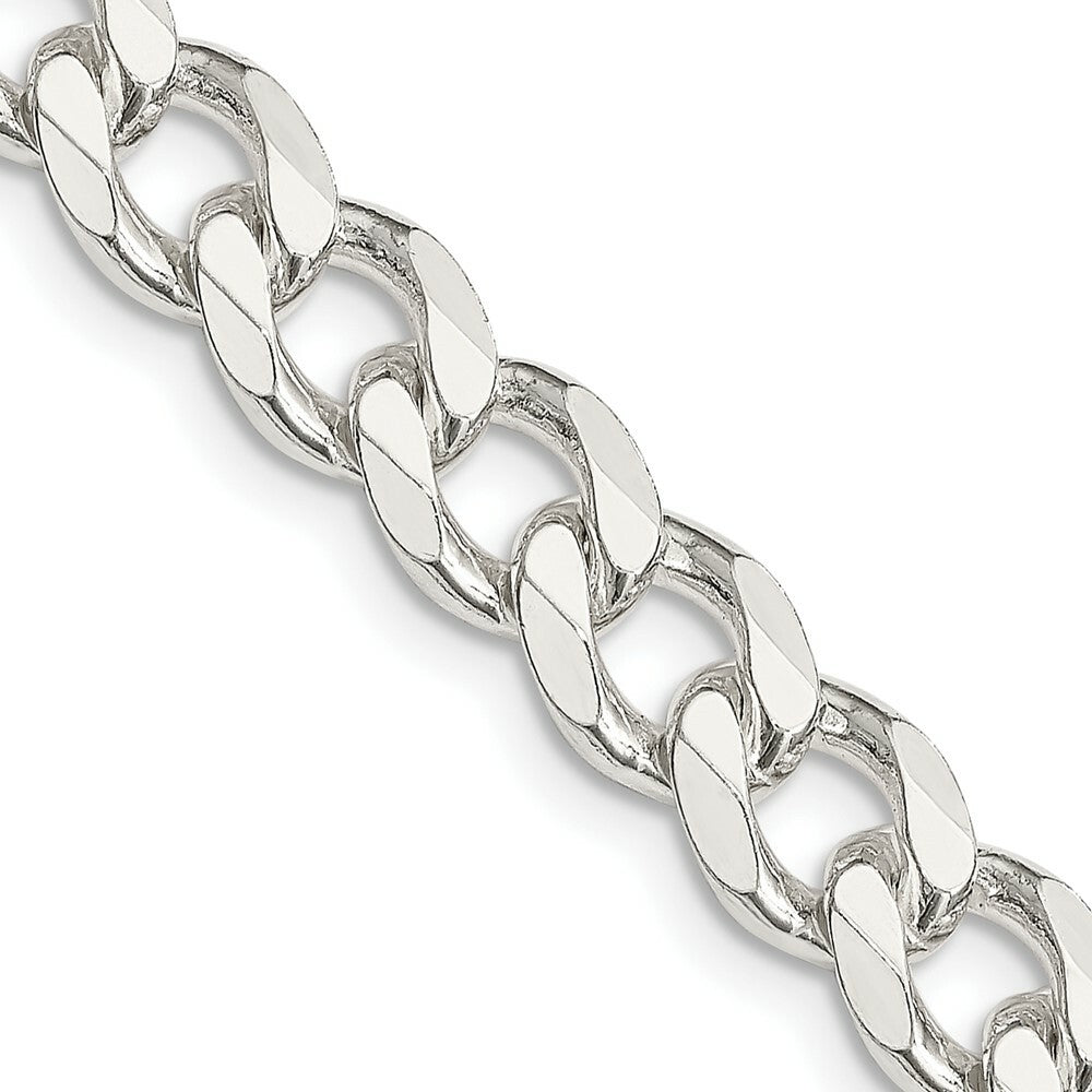 Sterling Silver 8mm Curb Chain