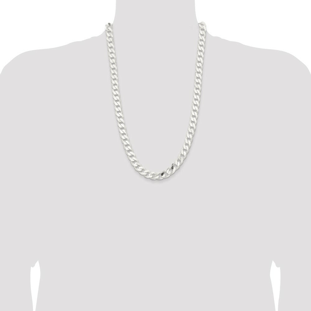 Sterling Silver 11mm Curb Chain