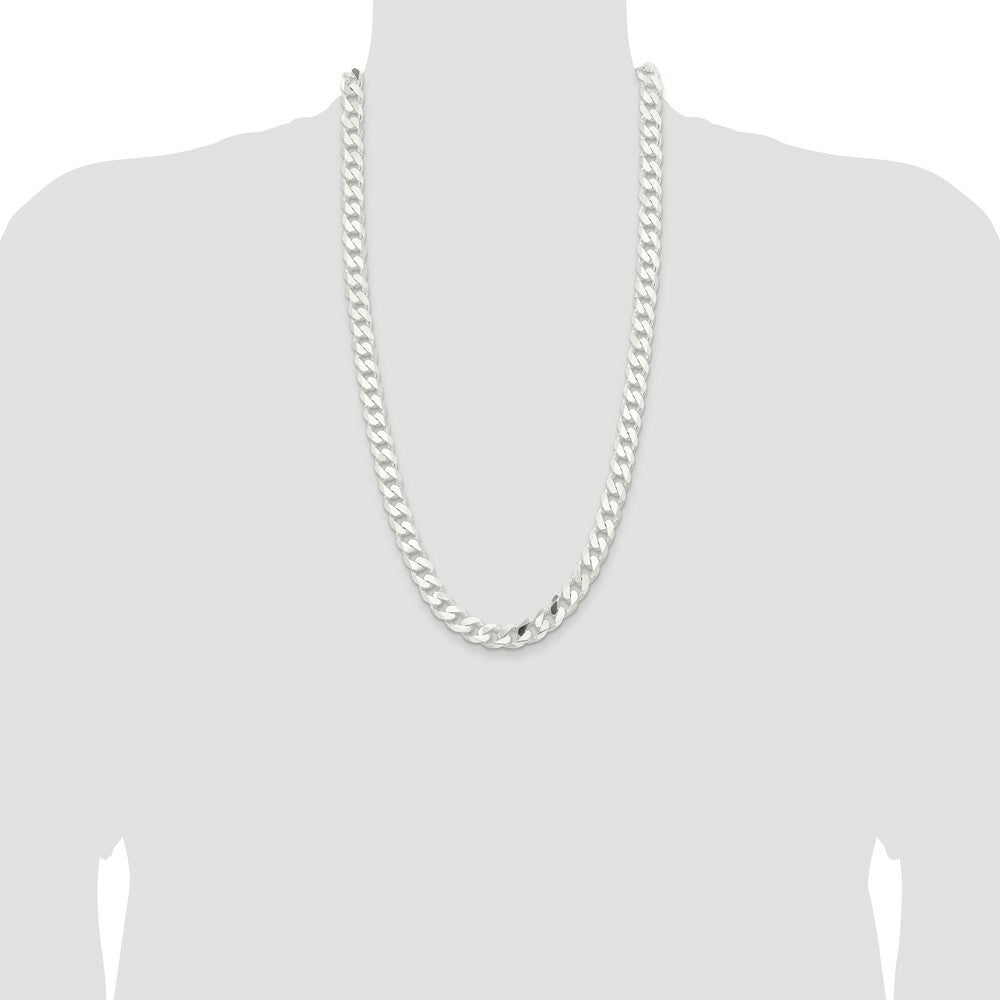 Sterling Silver 11mm Curb Chain