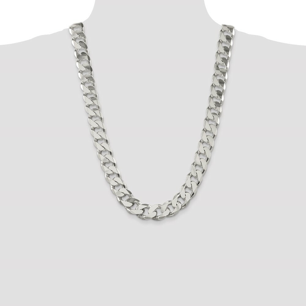 Sterling Silver 16.25mm Curb Chain