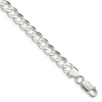 Load image into Gallery viewer, Sterling Silver 6.75mm Concave Beveled Curb Chain

