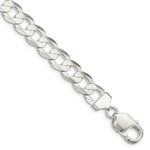 Load image into Gallery viewer, Sterling Silver 9.75mm Concave Beveled Curb Chain
