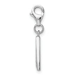 Load image into Gallery viewer, Sterling Silver Amore la Vita CZ Letter A w/Lobster Clasp Charm
