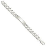 Load image into Gallery viewer, Sterling Silver Curb ID Bracelet 8'' length
