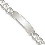 Load image into Gallery viewer, Sterling Silver Curb ID Bracelet 8'' length
