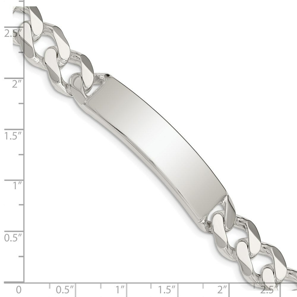 Sterling Silver Curb ID Bracelet 8'' length