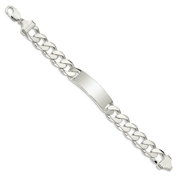 Sterling Silver Curb ID Bracelet 8.5'' length