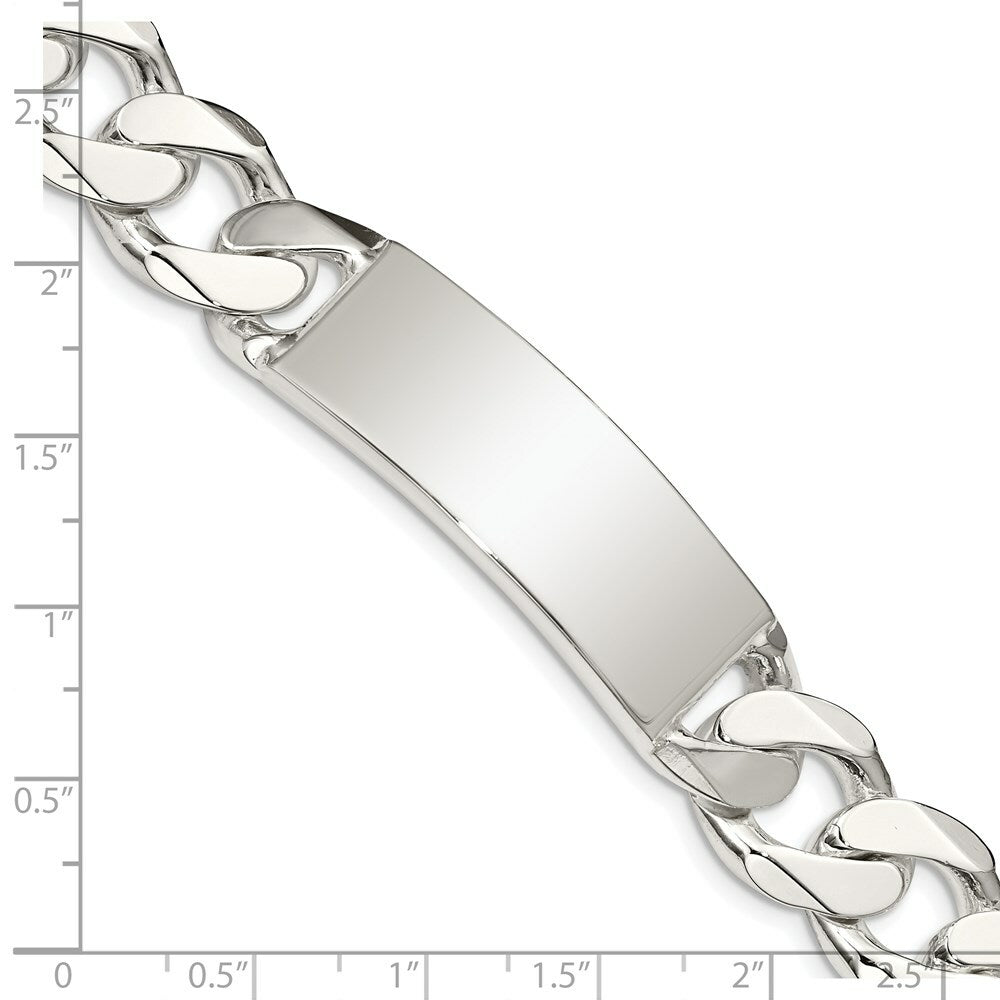 Sterling Silver Curb ID Bracelet 8.5'' length