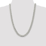 Load image into Gallery viewer, Sterling Silver 9.15mm Pav? Curb Chain
