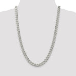 Load image into Gallery viewer, Sterling Silver 9.15mm Pav? Curb Chain
