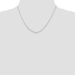 Load image into Gallery viewer, Sterling Silver Rhodium-plated 1mm Cable Chain
