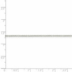 Load image into Gallery viewer, Sterling Silver Rhodium-plated 1.25mm Cable Chain
