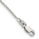 Load image into Gallery viewer, Sterling Silver Rhodium-plated 1.5mm Cable Chain
