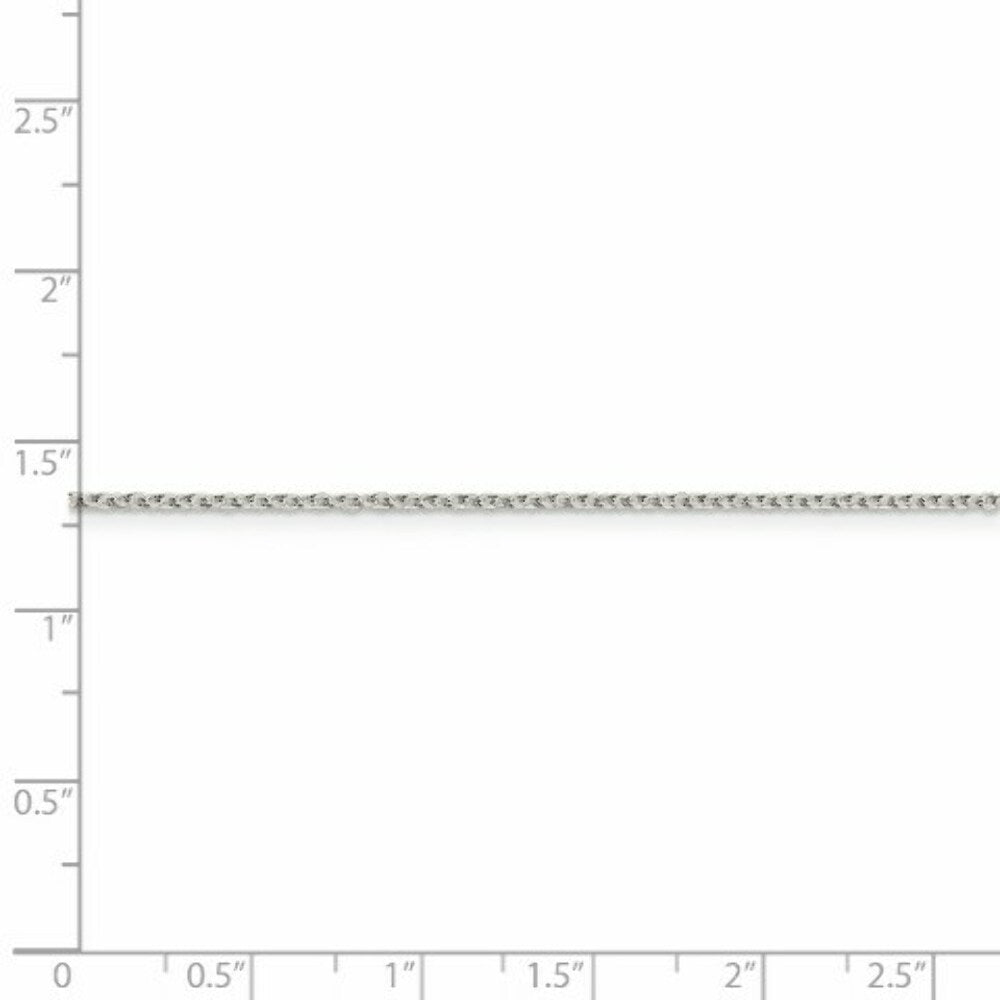 Sterling Silver 1.5mm Cable Chain
