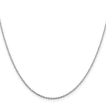 Load image into Gallery viewer, Sterling Silver Rhodium-plated 1.5mm Cable Chain
