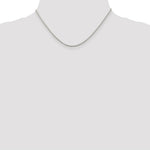 Load image into Gallery viewer, Sterling Silver Rhodium-plated 1.95mm Cable Chain
