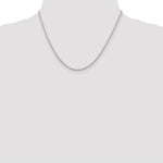 Load image into Gallery viewer, Sterling Silver Rhodium-plated 1.95mm Cable Chain
