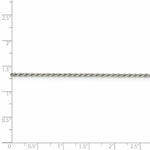 Load image into Gallery viewer, Sterling Silver 1.7mm Diamond-cut Rope Chain 16'' length
