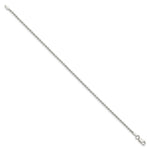 Load image into Gallery viewer, Sterling Silver 1.75mm Diamond-cut Rope Chain 7'' length
