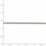 Load image into Gallery viewer, Sterling Silver 1.75mm Diamond-cut Rope Chain 16'' length
