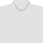 Load image into Gallery viewer, Sterling Silver 2.5mm Diamond-cut Rope Chain 16'' length
