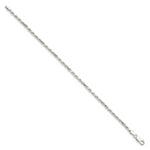 Load image into Gallery viewer, Sterling Silver 2.5mm Diamond-cut Rope Chain 7'' length
