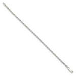 Load image into Gallery viewer, Sterling Silver 2.75mm Diamond-cut Rope Chain 7'' length
