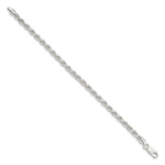 Load image into Gallery viewer, Sterling Silver 4.75mm Diamond-cut Rope Chain 7'' length
