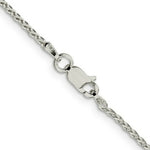 Load image into Gallery viewer, Sterling Silver 1.5mm Diamond-Cut Spiga Chain 16'' length
