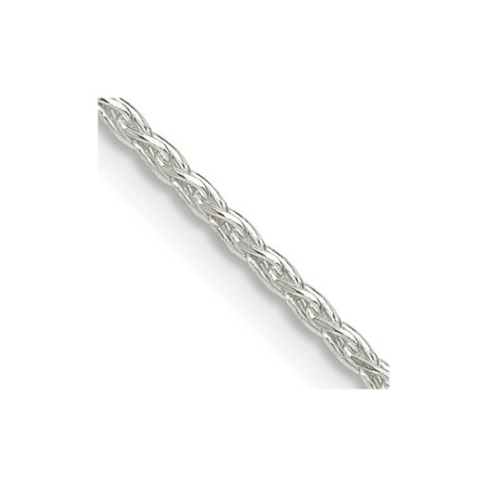 Sterling Silver 1.5mm Diamond-Cut Spiga Chain 16'' length