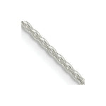 Load image into Gallery viewer, Sterling Silver 1.5mm Diamond-Cut Spiga Chain 16'' length
