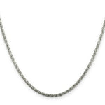 Load image into Gallery viewer, Sterling Silver 2mm Diamond-Cut Spiga Chain 16'' length
