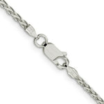 Load image into Gallery viewer, Sterling Silver 2mm Diamond-Cut Spiga Chain 16'' length
