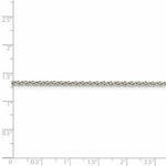 Load image into Gallery viewer, Sterling Silver 2mm Diamond-Cut Spiga Chain 16'' length
