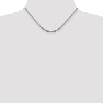 Load image into Gallery viewer, Sterling Silver 2mm Diamond-Cut Spiga Chain 16'' length
