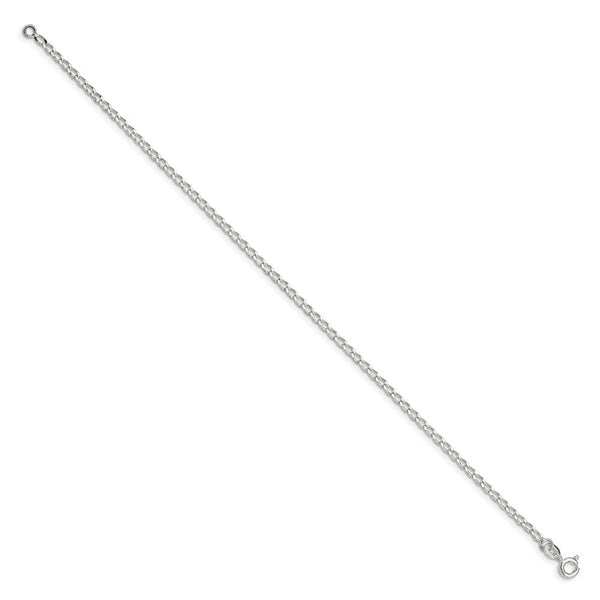 Sterling Silver 2.0mm Open Link Chain 10'' length