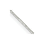 Load image into Gallery viewer, Sterling Silver 1mm Open Curb Chain 18'' length
