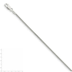 Load image into Gallery viewer, Sterling Silver 1.5mm Round Snake Chain 18'' length
