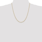 Load image into Gallery viewer, 14K Yellow Gold 1.85mm Diamond-cut Quadruple Rope Chain Necklace  Length 22'' inches
