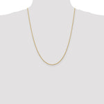 Load image into Gallery viewer, 14K Yellow Gold 1.85mm Diamond-cut Quadruple Rope Chain Necklace  Length 24'' inches

