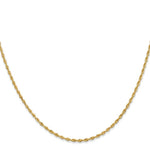 Load image into Gallery viewer, 14K Yellow Gold 1.85mm Diamond-cut Quadruple Rope Chain Necklace  Length 30'' inches
